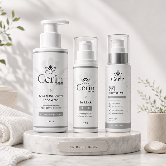 Cerin AM Acne Routine Bundle