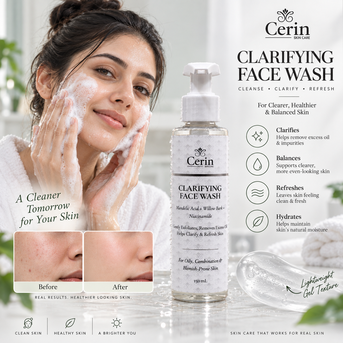 Cerin Clarifying Face Wash